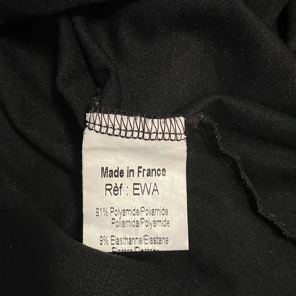 Vintage RAYURE Paris Black Top - Picture 14 of 14